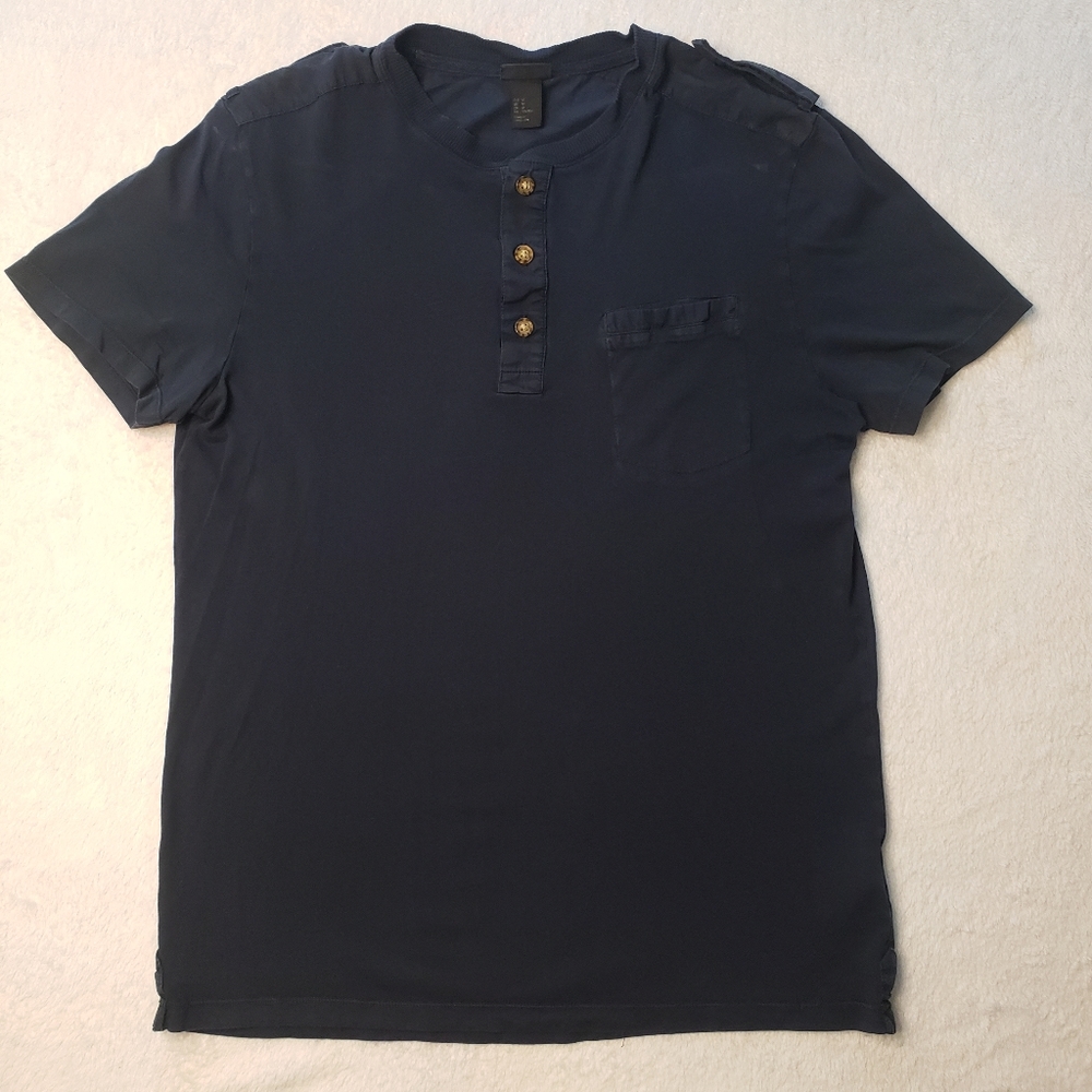 H&M Dark Blue Tshirt